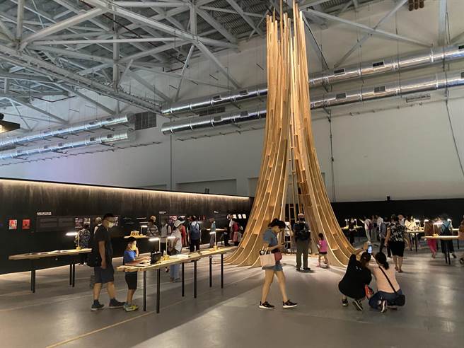 世界客家博览会自8月11日开幕，吸引大批游客参观。图为台湾馆。（陈梦茹摄）