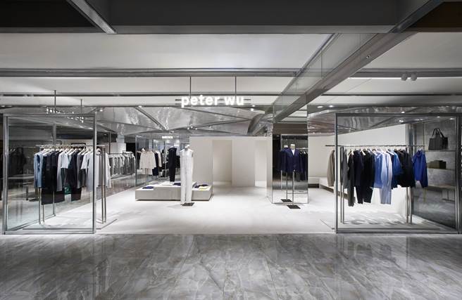 peter wu台中新光三越专门店。（peter wu提供／黄唯淯台中传真）
