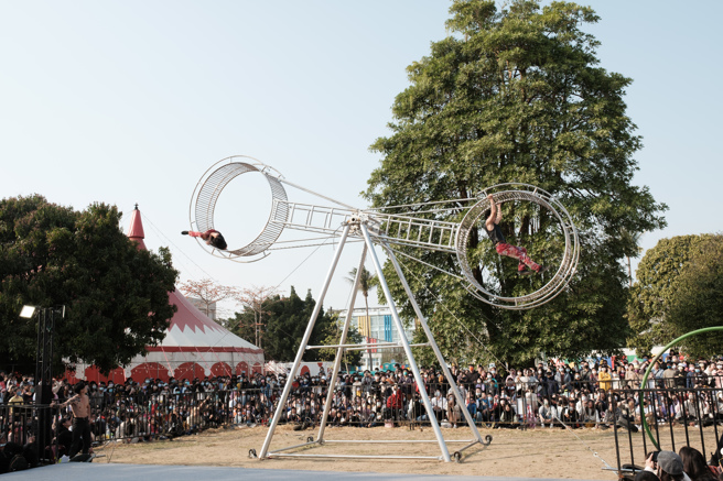 2023臺东艺穗节演出团队-Uni优尼客当代马戏团。(臺东县政府提供)