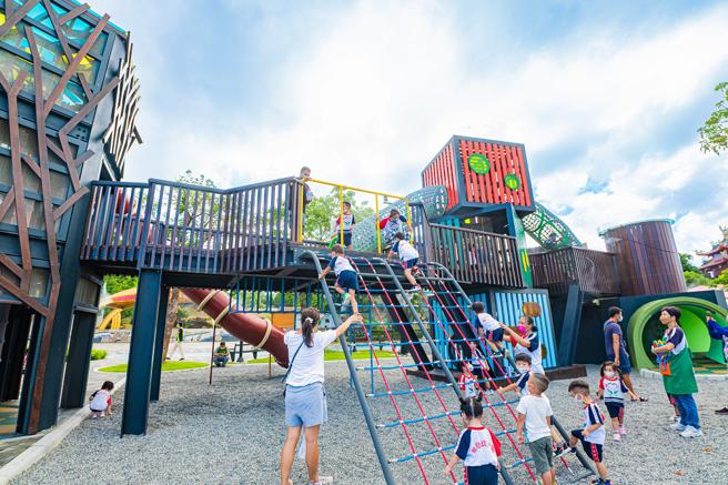 恒春特色游具场工程获谬思设计大奖金奖。（图片来源：屏东县政府提供）