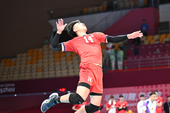 中华男排0比3不敌印度，无缘晋级前六。(中华奥会提供／黄邱伦台北传真)