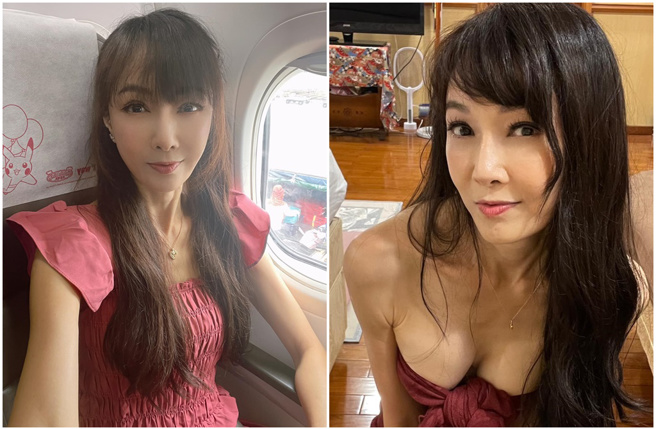 胡文英拥有冻龄外貌及火辣身材，被网友封为「冻龄美魔女」。（图／胡文英脸书）