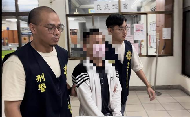 警方逮获林姓诈骗车手，保住陈男剩下200多万元积蓄。（读者提供／程炳璋台南传真）