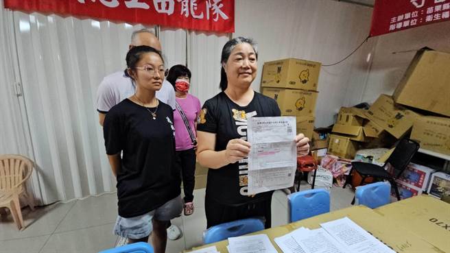 参与苗栗市代表第4选区选举落选的梅雯霞23日主动揭发待勘选票被销毁。（读者提供／谢明俊苗栗传真）