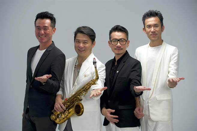 TFP无限融合乐团左起陈右泯、董舜文、吕圣斐、陈玟玮。（威幅音乐提供）