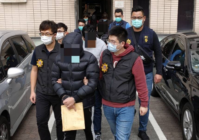 警方逮捕林姓主嫌等6人并依法移送侦办。（警方提供）