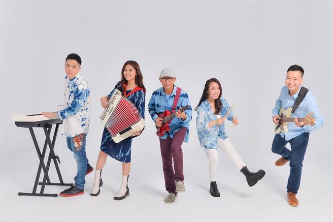 山狗大后生乐团刚获得金曲奖最佳客语专辑奖。（好声艺集提供／李欣恬台北传真）