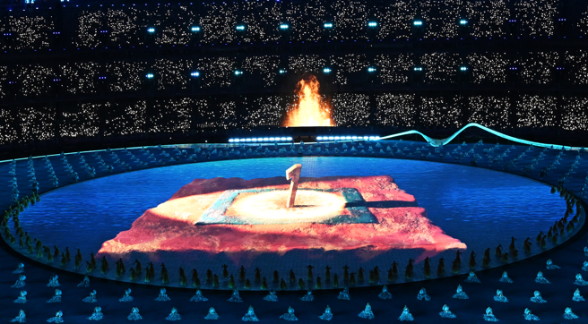 第19届亚洲运动会开幕式在杭州举行。（新华社）