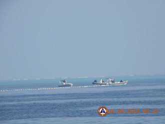 菲律賓譴責中國在南海設置浮動屏障