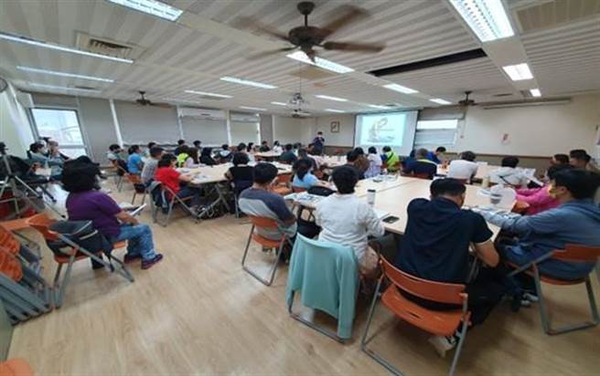 嘉义市防灾士培训上课情形。（嘉义市政府提供／廖素慧嘉市传真）