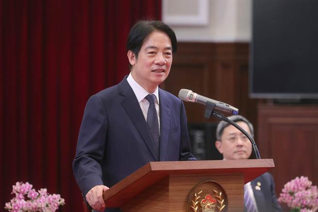 赖清德(资料照片，总统府提供)