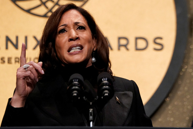 美国副总统贺锦丽（Kamala Harris）。（图／路透社）