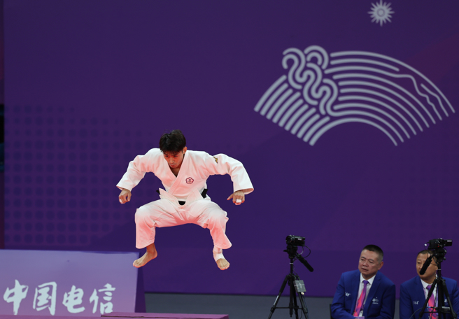 「柔道男神」楊勇緯是杭州亞運中華隊奪牌希望。（中華奧會提供）