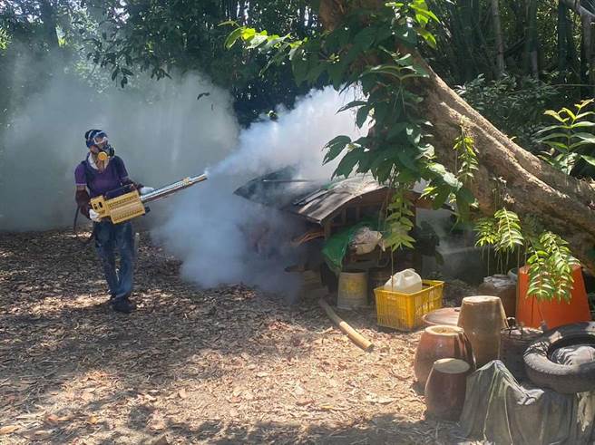 云林县登革热累计414例，古坑乡与斗六市占比高达9成4。（云林县政府提供／张朝欣云林传真）