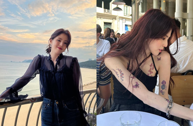 南韩28岁女星韩韶禧拥有精致外貌。（图／翻摄xeesoxee Instagram）