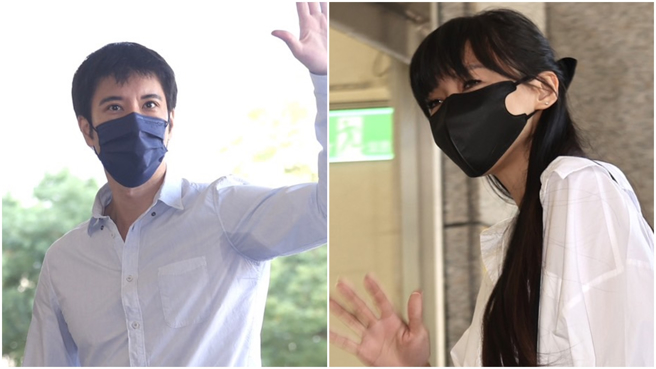 王力宏（左）、李靓蕾为离婚官司再次出庭。（图/陈俊吉摄）