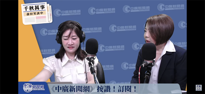 无党籍立委参选人于美人反击国民党立委参选人锺小平表示，只有赌徒才会在意输赢。（《千秋万事》节目单位提供／蔡宗颖台北传真）