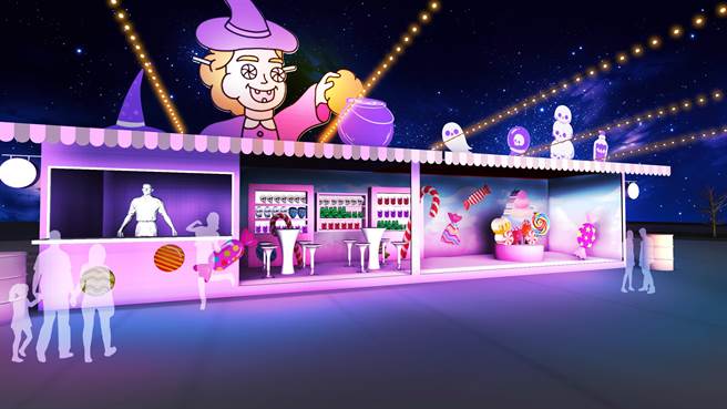 彩虹女巫咖啡屋。(观旅局提供／蔡依珍桃园传真)