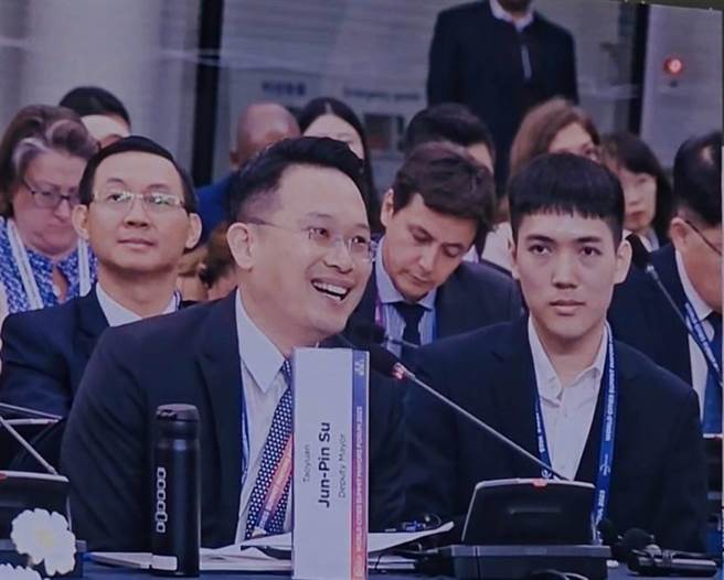 桃園市副市長蘇俊賓今代表市長張善政赴韓國首爾參加世界城市高峰會。(新聞處提供／蔡依珍桃園傳真)