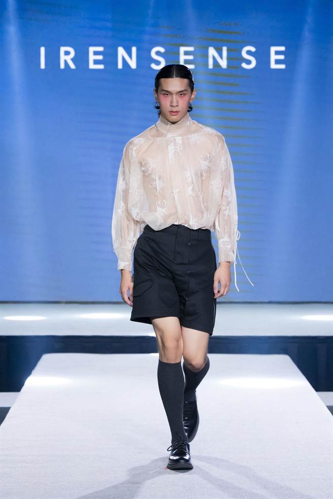 IRENSENSE装束设计刚柔并济。（臺北时装周提供／朱世凯台北传真）