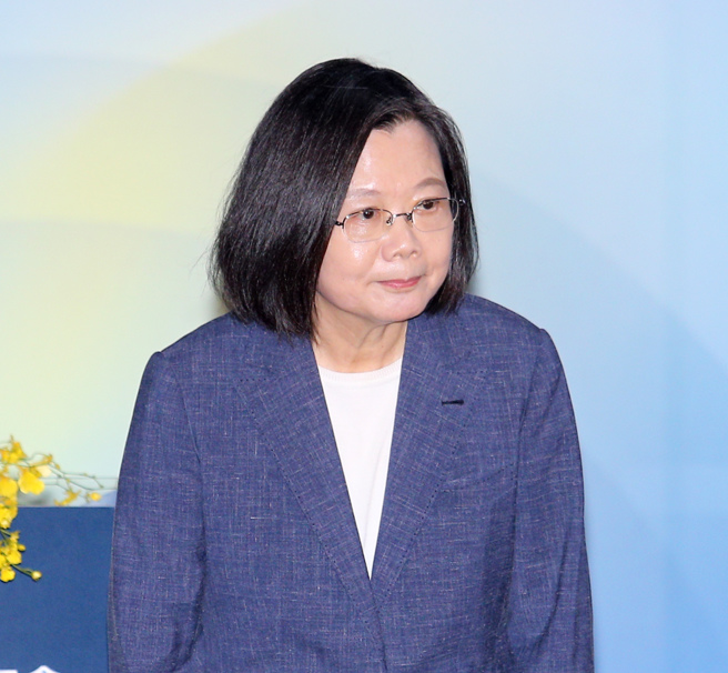 蔡英文总统。（黄世麒摄）