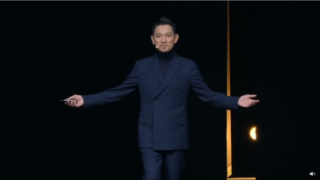 劉德華擔任Mate 60 RS品牌大使。（圖／每日經濟新聞）