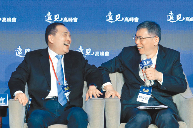 国民党总统参选人侯友宜（左）、民眾党总统参选人柯文哲（右）是否整合，外界高度关注。（中时资料照）