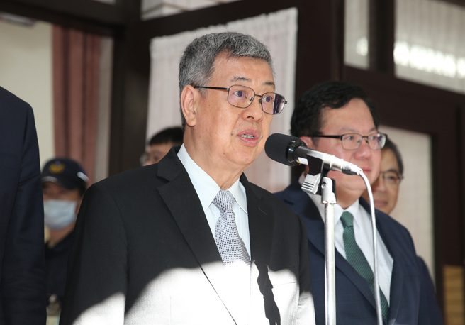 行政院长陈建仁26日前往立法院施政报告并备询。（姚志平摄）