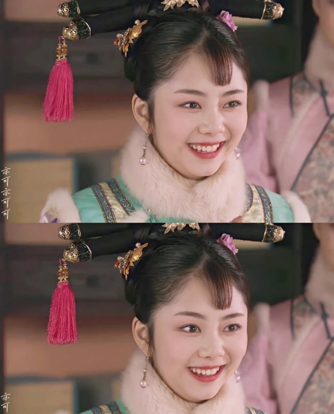 谭松韵在《甄嬛传》天真可爱的模样，仍令剧迷印象深刻。（图／撷取自微博）