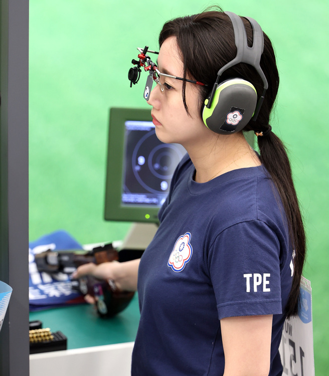 吴佳颖慢射项目第16做收。（中华奥会提供）