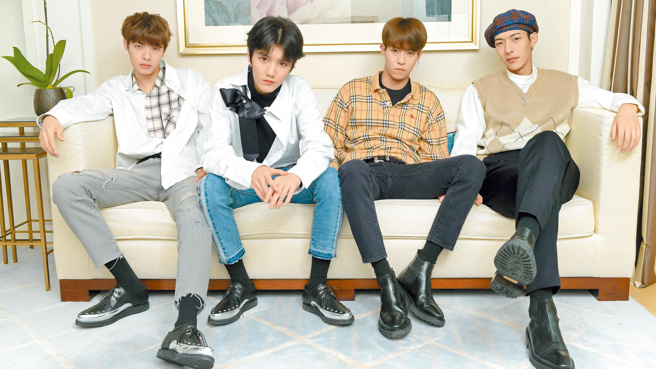 ONER由木子洋(左起)、灵超、岳岳、卜凡等成员组成，其中卜凡遭爆「欠钱不还」卷入风波中。(图／中时资料照)