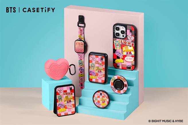 CASETiFY 六度携手超人气韩国男团 BTS 推出特别联名系列手机壳和电子配件。（CASETiFY 提供）