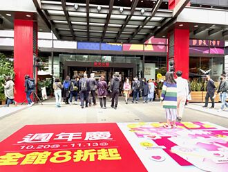 周年慶搶客潮 北台北百貨開第一槍