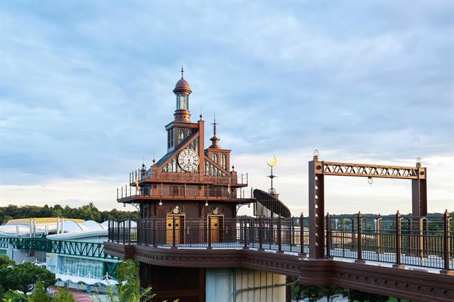 「电梯塔」是吉卜力公园的入口。（甲上提供／©️Studio Ghibli）