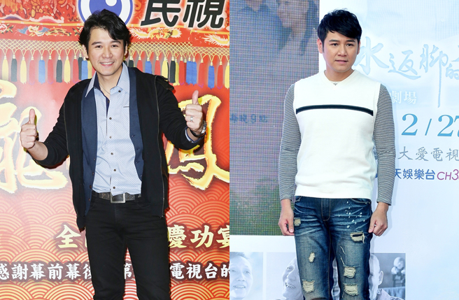 陈宇风（左）、陈熙锋是演艺圈知名双胞胎兄弟。（图／中时资料照片）