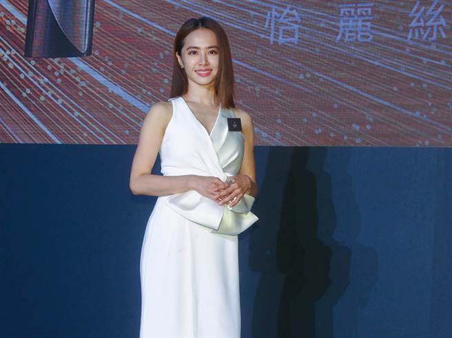 蔡依林27日出席保養品代言記者會。（粘耿豪攝）