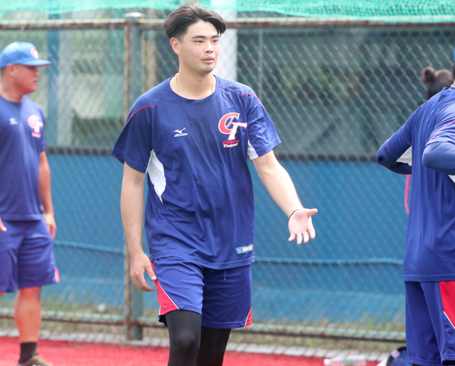 效力海盗队小联盟的台湾好手陈柏毓，球团对他在这次杭州亚运中有投球限制。（郑任南摄）