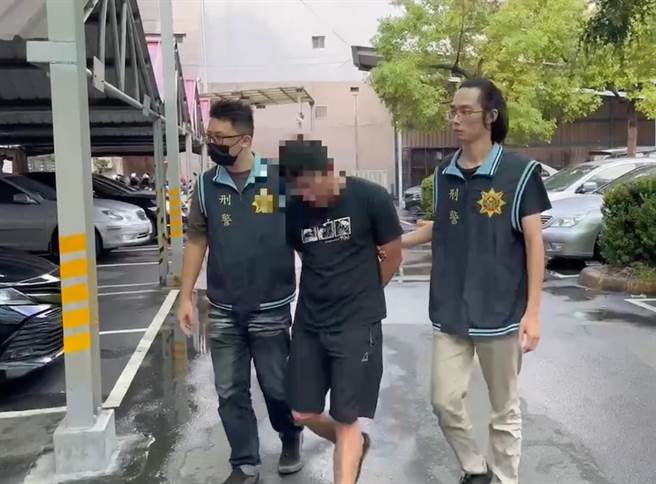 在桃园市龙潭区缉获刘嫌到案，全案依妨害公务、通缉、公共危险、伤害、毁损罪嫌移请新北地检署侦办。（警察局提供）