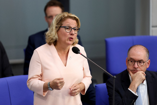 联邦经济合作暨发展部部长舒尔兹（Svenja Schulze)。(图/ 路透社)