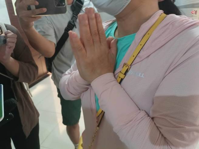 命丧火窟的林姓长媳母亲得知陈彦翔1审遭判死刑，当场痛哭。（邱立雅摄）