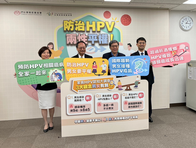 专家学者认为，父母们对于HPV病毒这一块，存在极大的错误认知。（台湾癌症基金会、疫苗推动协会提供）