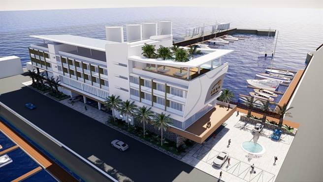 马公第一渔港休閒专用区BOT，未来将发展成为海洋教育及游艇休憩中心。（亚果游艇提供／许逸民澎湖传真）