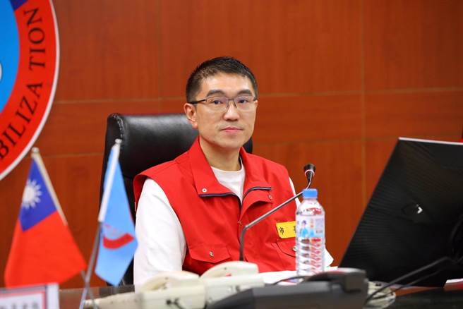 ▲基隆市长谢国梁强调，在面对气候变迁问题，应特别注意平时整备工作的重要性，呼吁善用部会建置系统资源，维护救勤人员安全。（基隆市政府提供／徐佑升基隆传真）