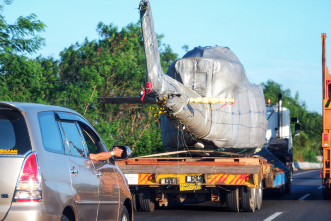 一架造价3000万美元，约新台币10亿的塞考斯基S-92直升机（SikorskyS-92）当场被撞烂。（示意图 Shutter Stock）