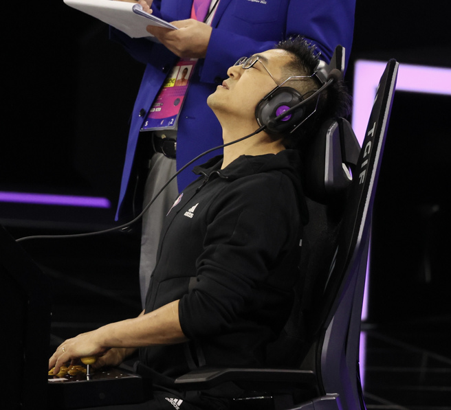 杭州亚运中华队电竞好手向玉麟。（中华奥会提供）