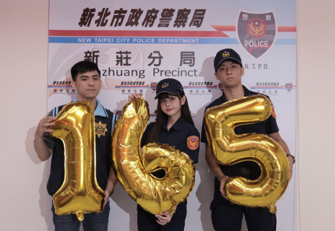 新北市新莊分局特別邀請擁有31萬粉絲追蹤的網紅「王依渟」擔任反詐騙宣導大使及拍攝宣導短片。（圖／警方提供）