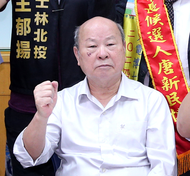 民进党前立委许国泰。（黄世麒摄）