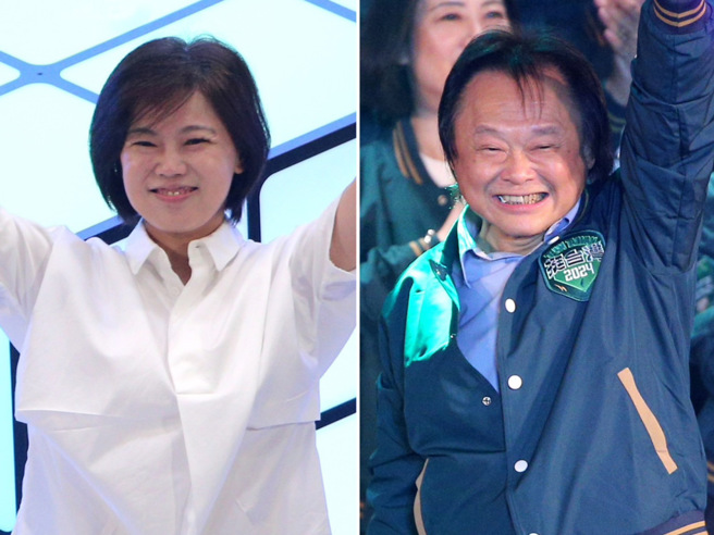 台北市南士林、大同立委选举，民进党北市议员王世坚(右)将与国民党北市议员游淑慧(左)对决。（合成图／中时资料照）