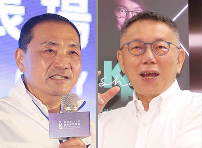 2024總統大選，藍白合是外界關注的話題之一，侯友宜(左)、柯文哲(右)誰正誰副仍爭論不休。（合成圖／資料照）