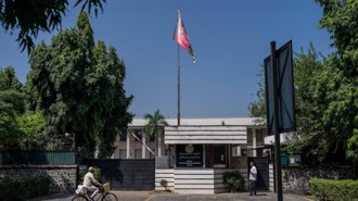 阿富汗駐印度大使館暫停運作 館舍由新德里暫接管